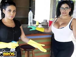 BANGBROS - My Two Dirty Maids Sheila Ortega and Kesha Ortega On My Big Ol'_ Dick