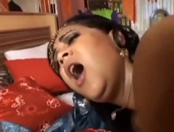 Indian Plumper Assfucked and Jizzed on rub-down the Face