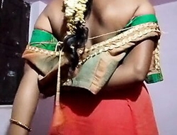 Swetha tamil wed saree orchestra record video