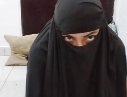 Mummy Muslim Arab Action Mom Amateur Rides Anal Sex tool With an increment of Squirts All over Black Niqab Hijab Beyond everything Webcam Sex tool Scenic route SQUIRT